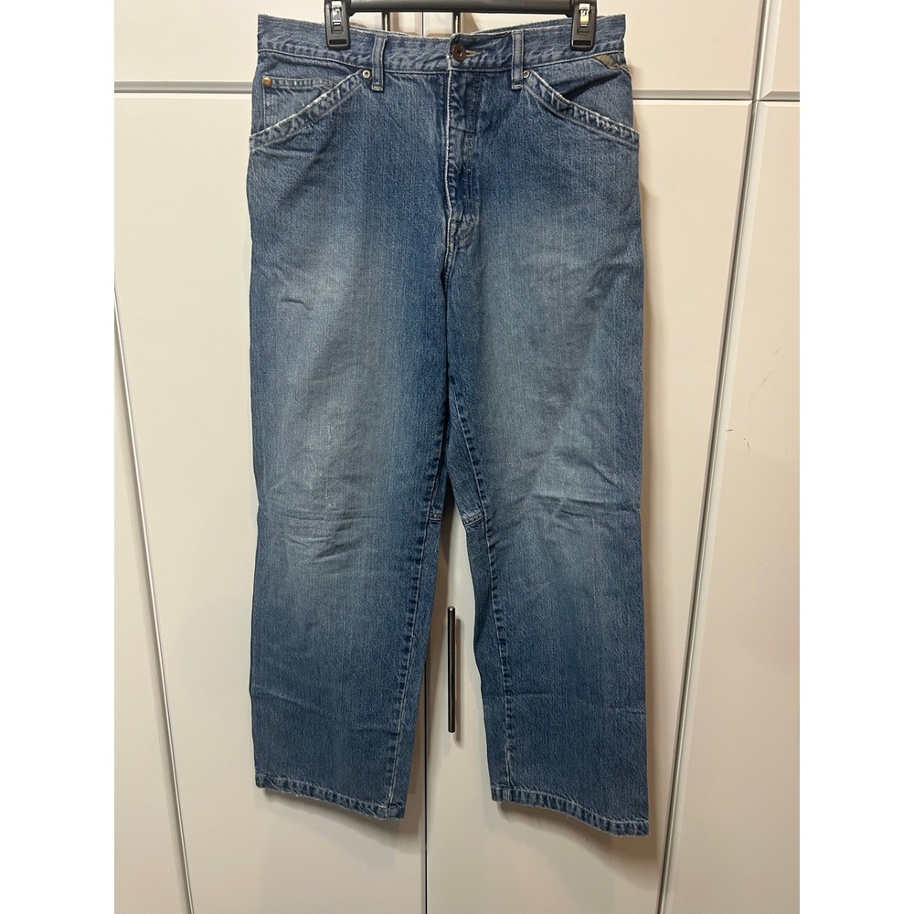 Unionbay Vintage Carpenter Denim Jeans Medium Wash Straight Leg‎ Mens 34x32